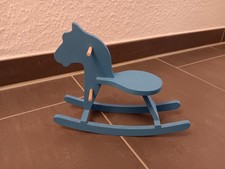 Puppenzubebehör Schaukelpferd Holz ca. 22 x 12 cm