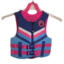 Body Glove Child's Life Vest PFD Swimming Boating Safety Vest Pink Blue