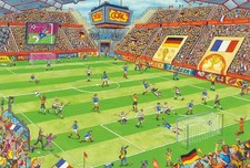 Finale im Fußballstadion (Kinderpuzzle)