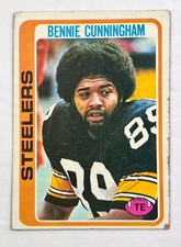 1978 Topps - Bennie Cunningham #371 Pittsburgh Steelers NFL - Free Shipping