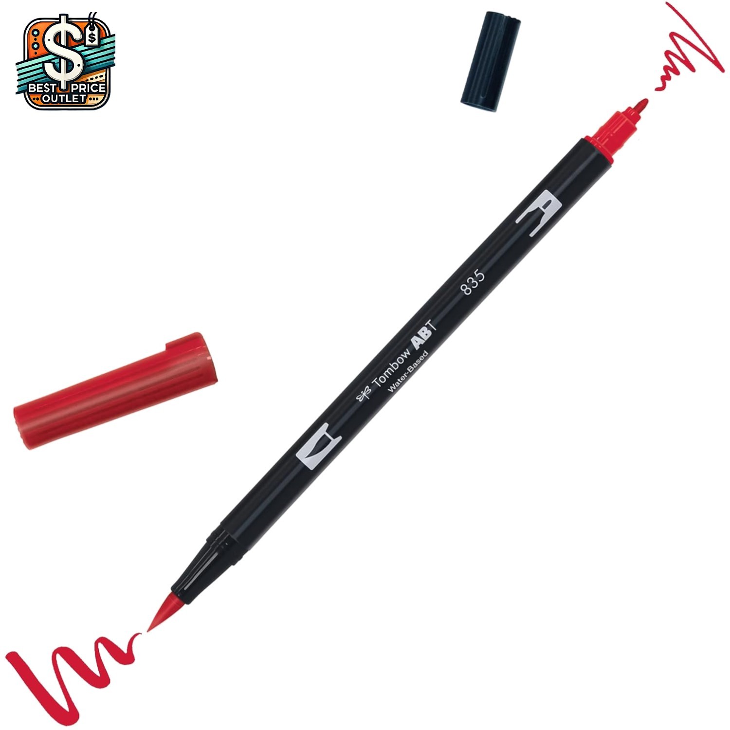 Tombow ABT No. 835 Persimmon Dual Brush Pen – Unleash Your Artistic Potential