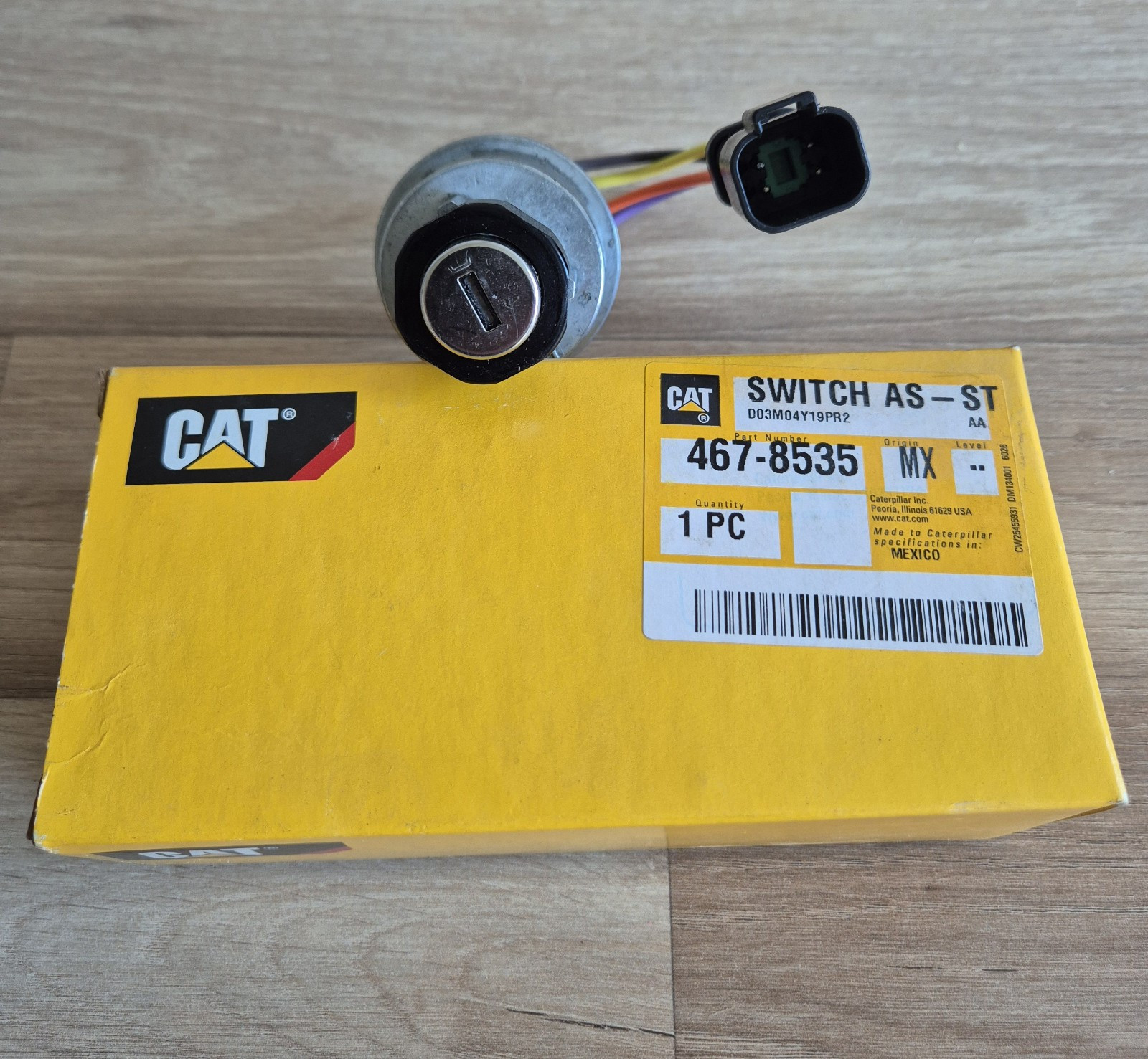 Genuine CAT Caterpillar 467-8535 4678534 Igniton Switch | eBay UK