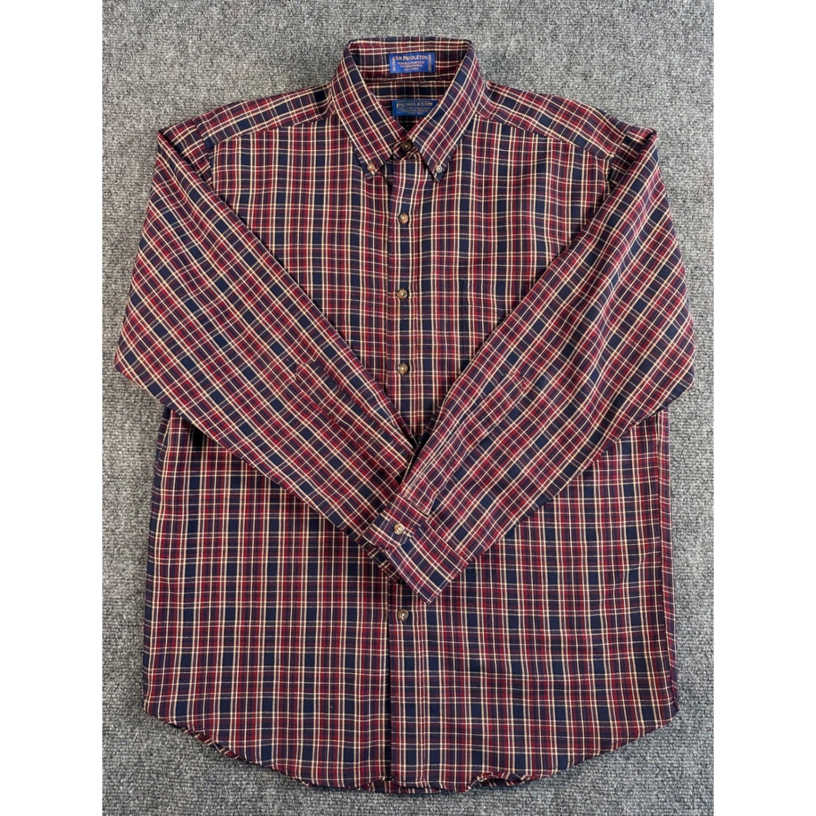 Pendleton Sir Pendleton Plaid Button Down Shirt 1… - image 1