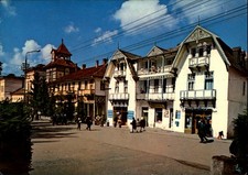 Hotel Rosu Borsec Romania vintage postcard e476