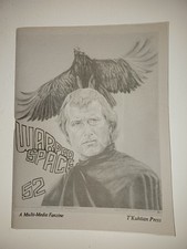 Warped Space 52 GEN Fanzine 1985 Ladyhawke, Star Trek, Star Wars, Starman