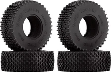 INJORA 1.0 Tires - S5 All Terrain Comp Pin Crawler for TRX4M AX24... 