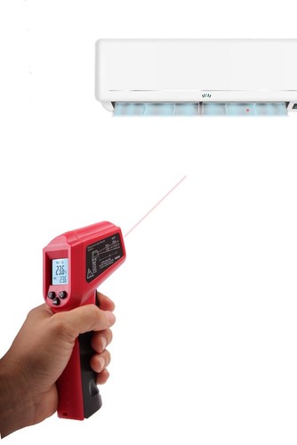 IR Thermometer Infrarot Pyrometer Laser LCD 12:1 Temperatur bis 550°C Messgerät - Bild 3 von 4