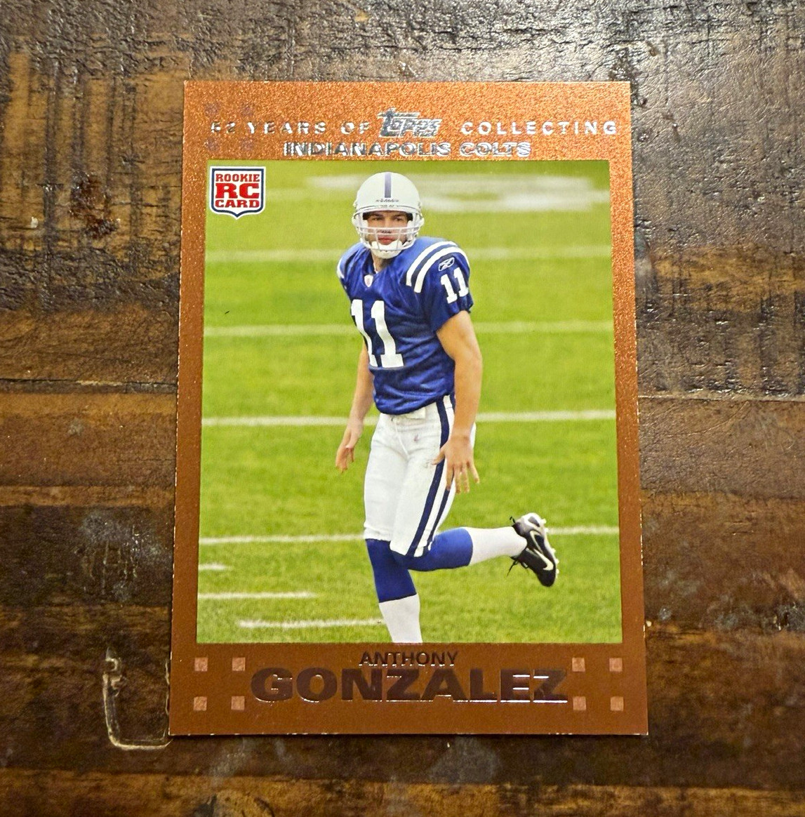 Topps 2007 Topps - Anthony Gonzalez RC #326 Indianapolis Colts copper /2007