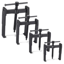 4 Pcs 2 Jaw Gear Puller Set Steel Removal Tool Adjustable for Pulleys 
