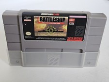 Super Battleship (Super Nintendo SNES) Game Cart Only + Dust Cover - Tested 