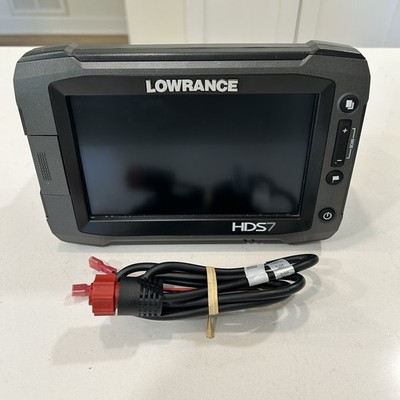 Lowrance HDS 7 Gen2 Touch Head Unit W/ Power Cord Mount Tested Working