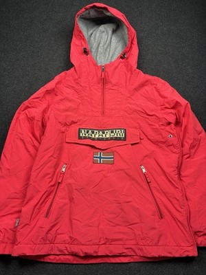 Napapijri Rainforest Winterjacke Fleece Rot Gr. L #361