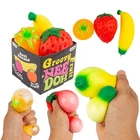 Schylling Nee Doh Groovy Fruit - Novelty Toy Squishy Toy NEEDOH Stress Ball GN
