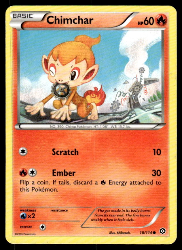 XY - Steam Siege #18/114 Chimchar