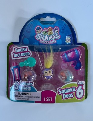 Squinkies Squinkie Doos Serie 6 Figur Spielset mit Pinsel enthalten - BRANDNEU