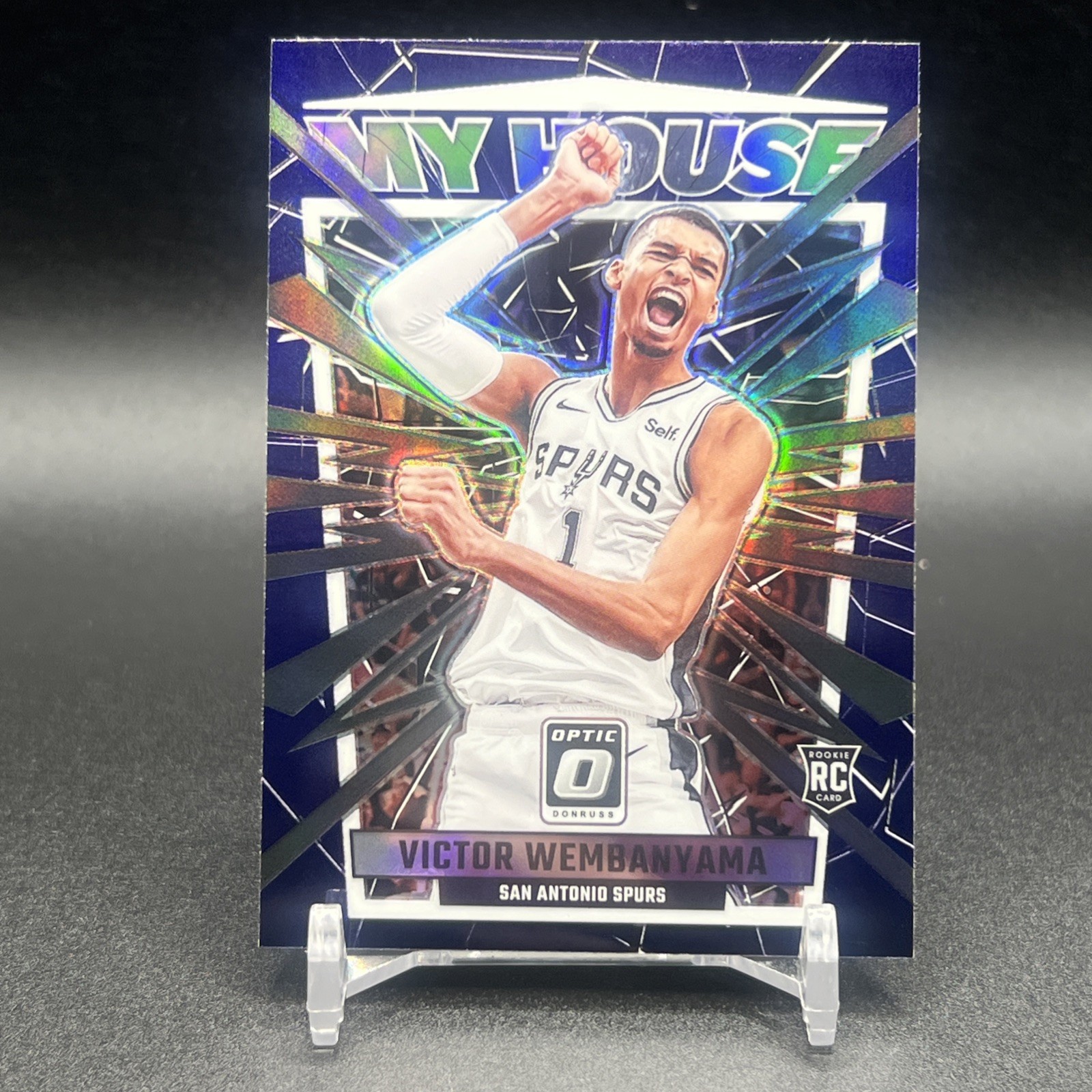 2023-24 Panini Donruss Optic - Victor Wembanyama My House Purple Prizm #6