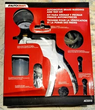 Autocraft Automotive Brake Bleeding and Test Kit Model #AC3310 Lightly Used