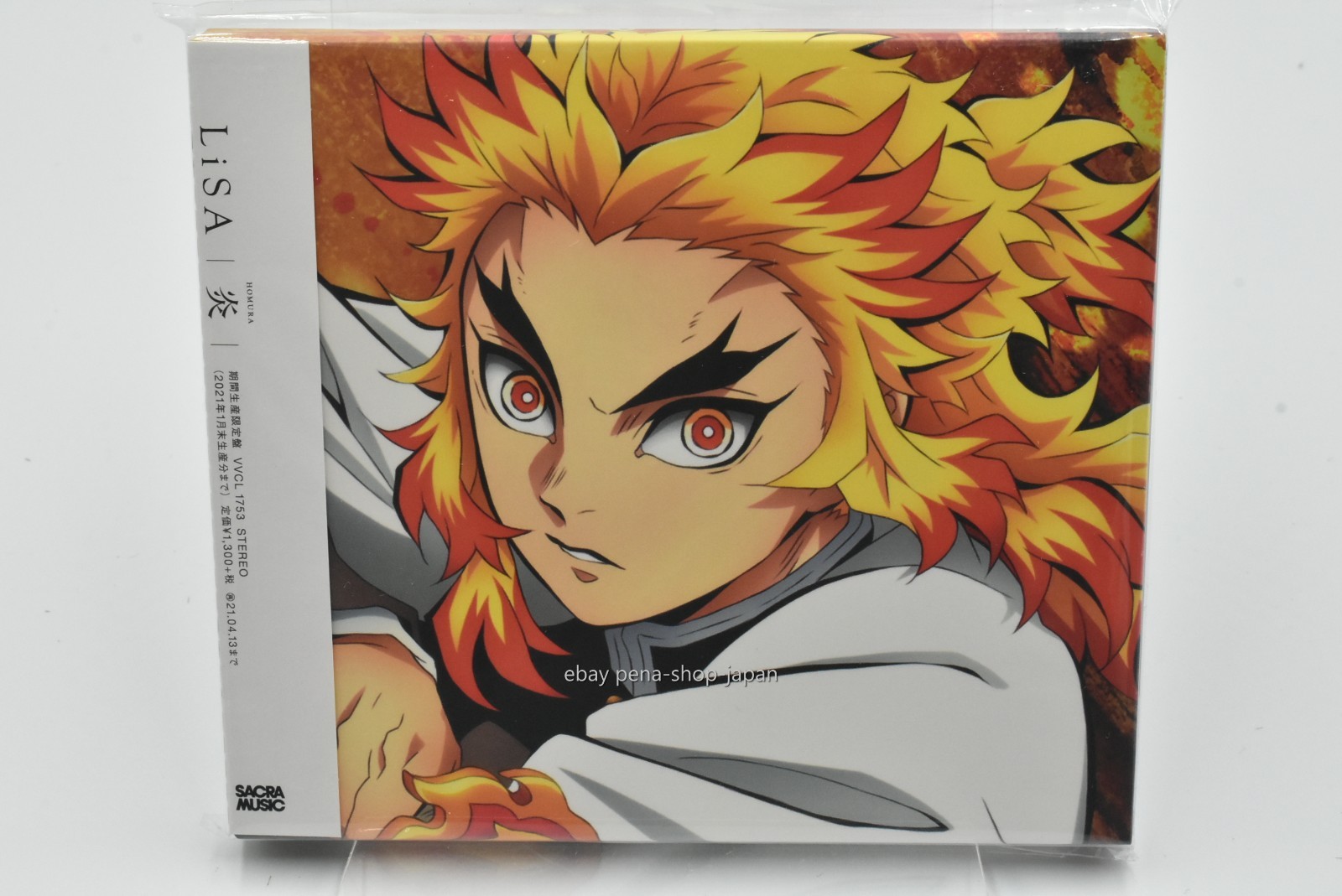 DEMON SLAYER THE MOVIE MUGEN TRAIN MAIN THEME Lisa-HOMURA-JAPAN CD Ltd/Ed