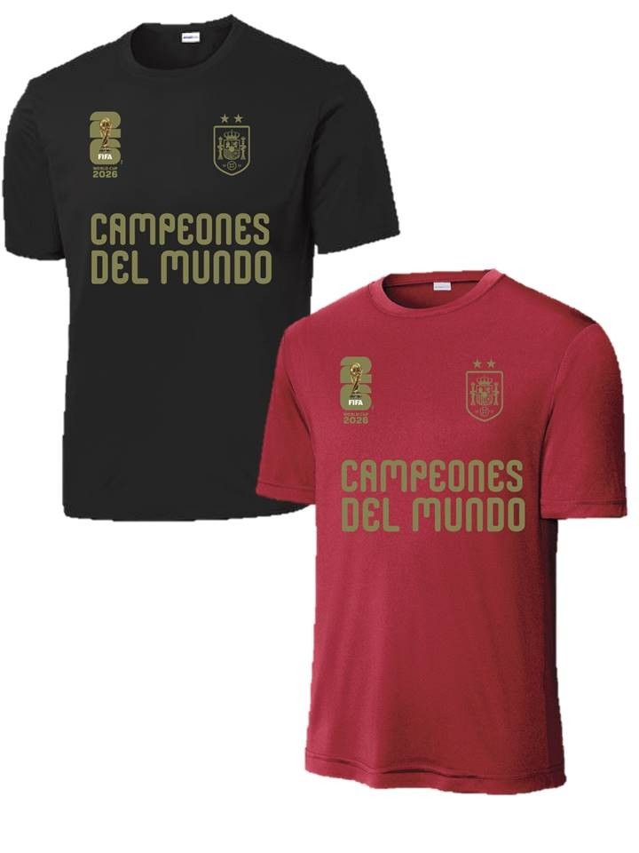 SPAIN ESPANA España WORLD CHAMPION CAMPEON DEL MUNDO 2026 SOCCER