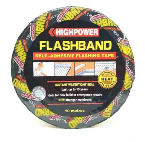 PLATINUM 100MM X 10M FLASHING TAPE FLASHBAND SELF ADHESIVE ROOFING LEAD BITUMEN