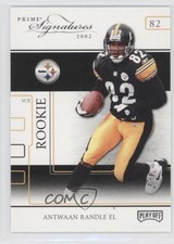 2002 Playoff Prime Signatures Rookie 100/250 Antwaan Randle El #93 b9e