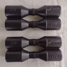 Pair of Meinl Percussion Luis Conte Artist Series Live Shakers - Black