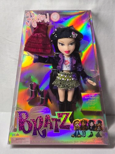 Bratz Original 2022 Fashion Doll Kumi with 2 Outfits and Poster, NEW