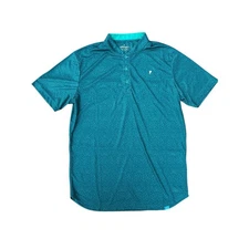 PRIMO Golf Blade Collar Polo Shirt Performance Patterned Grant Horvat,  Medium