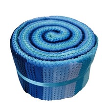 Jelly Roll Fabric - 10 Assorted Solid Colors, 100 Cotton, 40 Pre-Cut Strips 2
