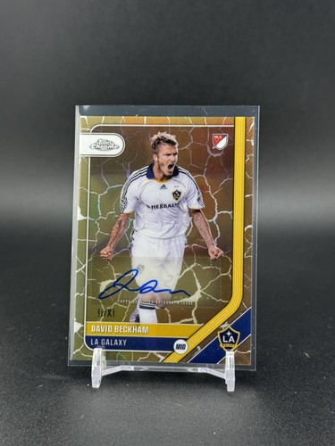 2026 Topps Chrome MLS David Beckham Autograph Roman Numerals /XI (11) #CA-BE