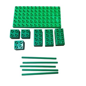 Lego Duplo 9656 Classroom Set 2 RETIRED 2008 Incomplete Box Simple Machines READ