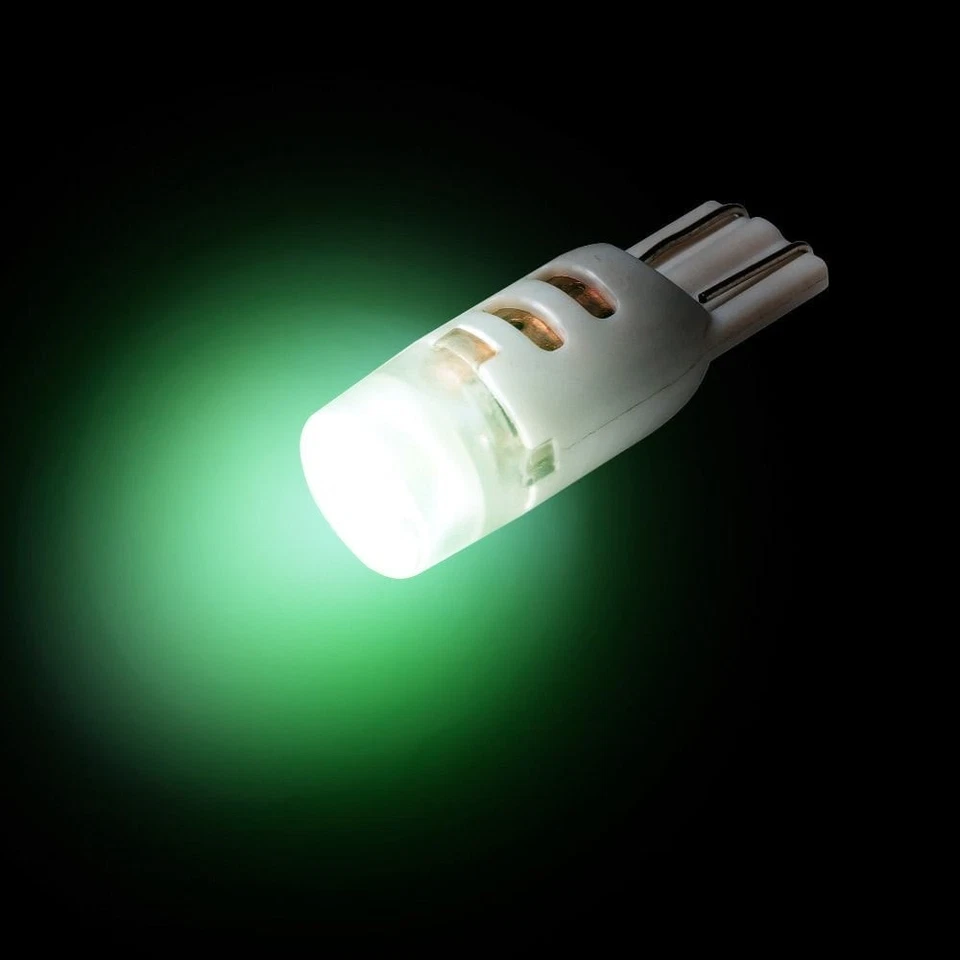 For Chevy Silverado 2500 HD 01-04 Putco Metal 360 LED Bulbs 194 / T10, Green - Изображение 4 из 4