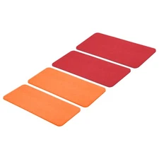 12''×5'' Felt Bag Base Shaper, 4pcs Bag Bottom Organizer, Red, Orange