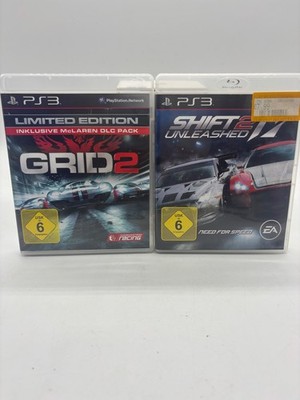 Sony PS3 Playstation 3 Shift 2 Unleashed + Grid 2 in OVP