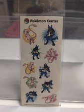 Vintage Pokemon Center Stickers 2005 - New - Sealed