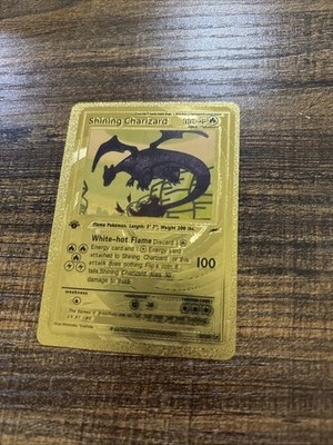 Shining Charizard Gold Foil Fan Art