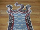 Tibetan Tiger Bengal Rug Shape Handmade Kids Boho Rug Aesthetic Rug 3x5 Ft — photo 4