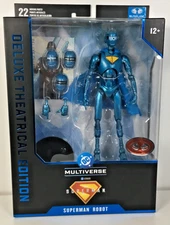 SUPERMAN ROBOT MCFARLANE DC RED PLATINUM DELUXE THEATRICAL EDITION NEW