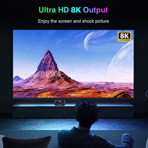 2024 32G/64G Smart TV Box Android 13.0 WIFI Quad Core 8K HD Media Stream Player - Picture 17 of 32