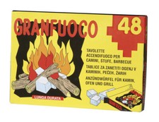 VERDELOOK Accendifuoco cherosene cubetti 48 pz diavolina stufe camini barbecue
