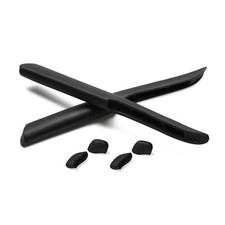 Rubber Kit Replacement Ear Socks Nose Pieces For-Oakley Fast Jacket XL -Black