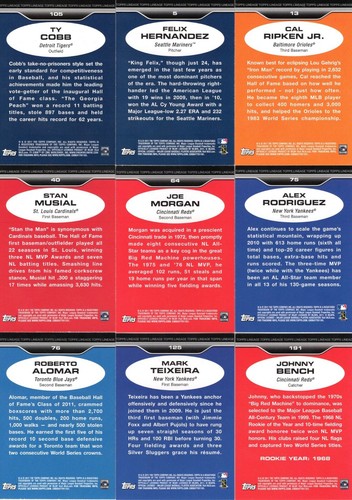 2011 Topps Lineage Platinum Diamond Anniversary **YOU PICK** - Picture 2 of 52