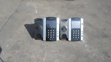 LOT OF 2: POLYCOM VVX 501 IP PHONE SET W/ BUSINESS PHONE  STAND NO AC ADAPTER 