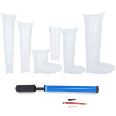 7x Leg Arm Inflatable Air Splint Set Outdoor Camping First Aid Emergency