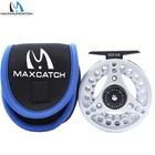 3/4 5/6 7/8WT Fly Reel & Large Arbor CNC Machined Aluminium Reel&Fly Reel Pouch