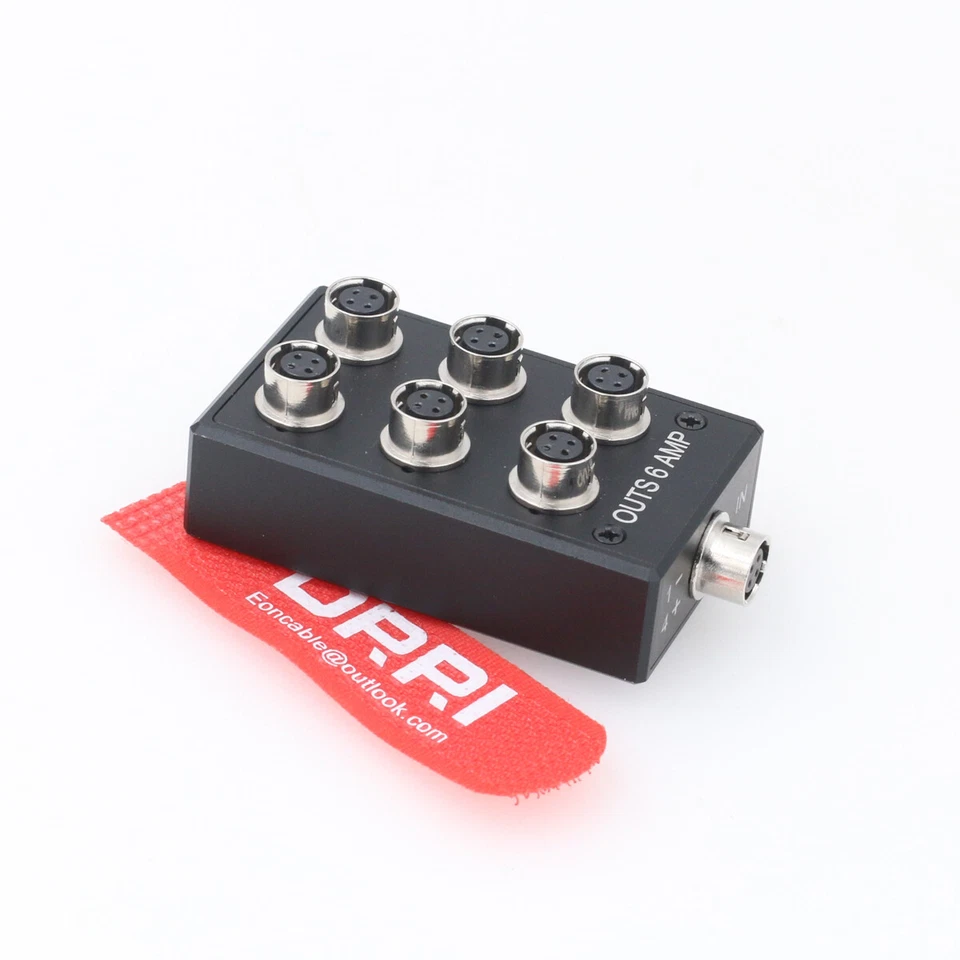 Sound Devices 633 688 Zoom F8/F4 Hirose 4 pin power outs 6 AMP Distributor Box - Image 3 of 4