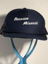 vintage Branson Missouri Trucker Hat - Navy Blue - Snapback