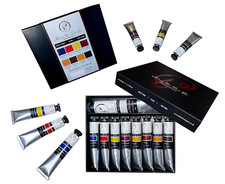 P9 Art Boutique Artist Oil Paint Set - Non Toxic/Vegan/High Pigment/Buttery