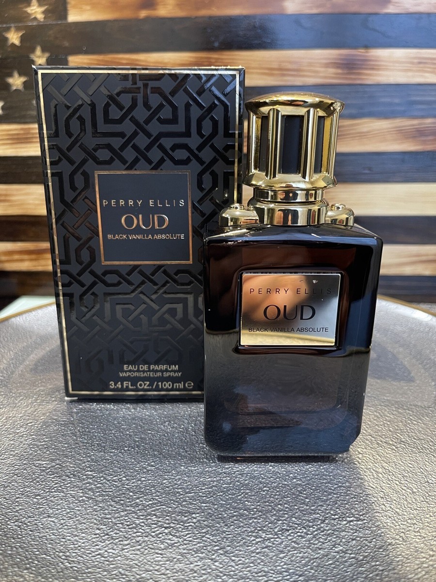 PERRY ELLIS OUD BLACK VANILLA ABSOLUTE Open Box Full