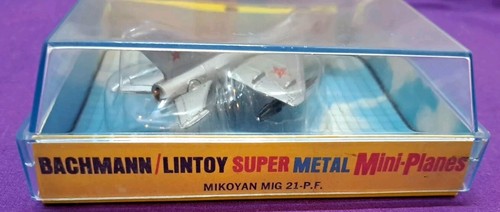 Bachmann/Lintoy Mikoyan Mig 21-PF Super Metal Mini-Plane 1:125 Scale Damaged Pkg - Picture 6 of 18